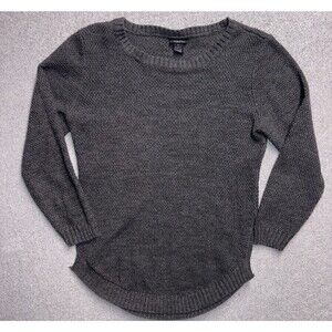 rue21 Charcoal Grey Textured Knit Sweater - Women’s Size Medium